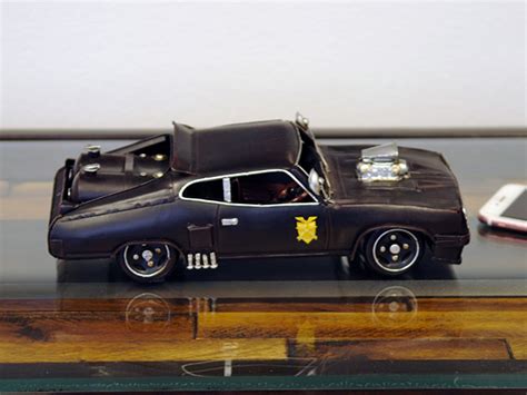 1973 Mad Max V8 Interceptor Car Model Cracked