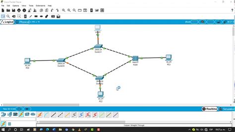 Cisco Packet Tracer Red En Anillo YouTube