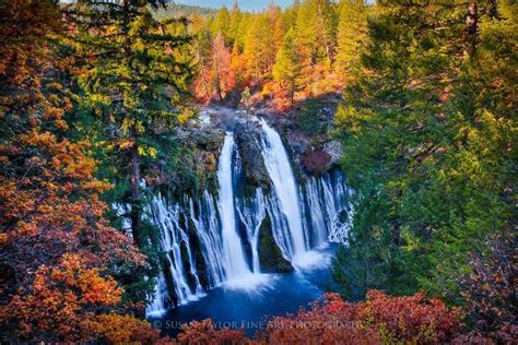 Autumn In Mcarthur Burney Falls Memorial State Park Shasta County Ca