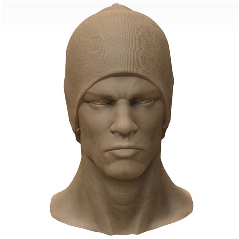 Free Zbrush Man Head 3d Model