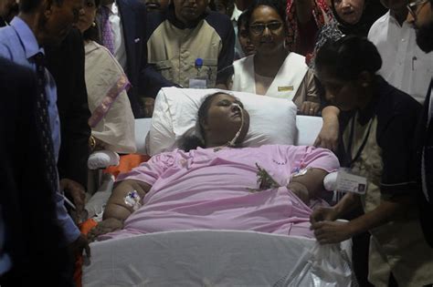 Worlds Fattest Woman Eman Abdul Atti 37 Dies In Hospital In Abu