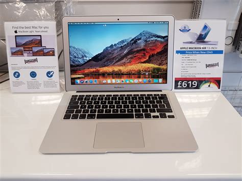 Apple Macbook Air 13 Inch Core I5 4gb 256gb Ssd High Sierra Laptop