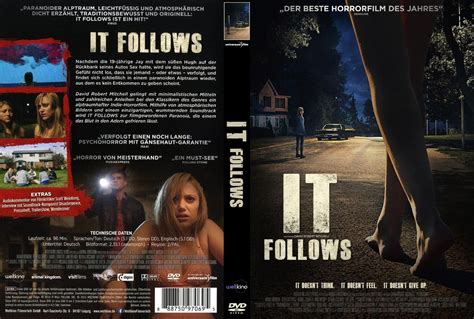 After a strange sexual encounter, a teenager finds herself haunted by nightmarish visions and the inescapable sense someone, something, is following her. Deutsche Covers in german - Video DVD Covers auf deutsch