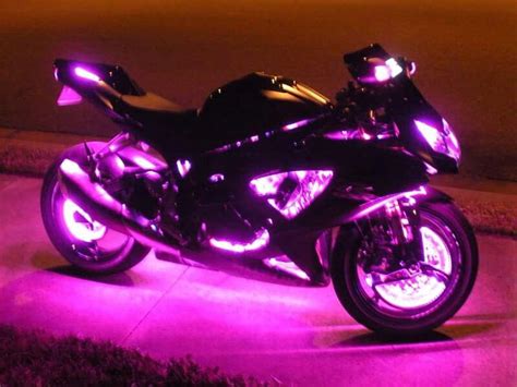 purple passion pink motorcycle motorcycle lights futuristic motorcycle motorbike girl custom