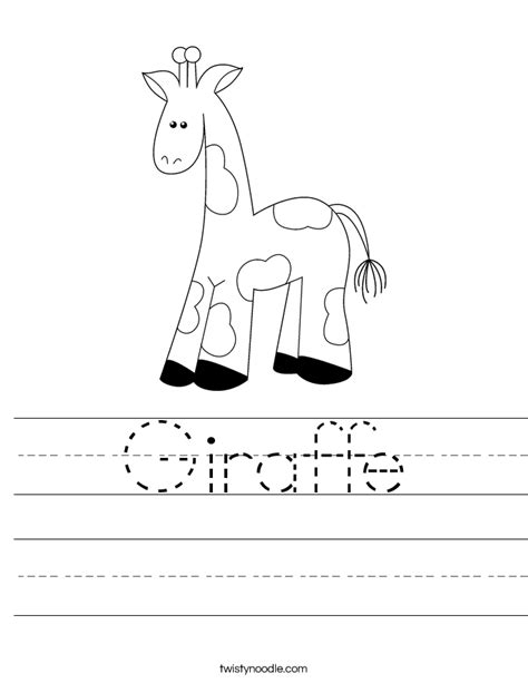 Posting more of my of content on to my subreddit just in case some people can't afford to sub over the holidays follow is you don't wanna miss out. Giraffe Worksheet - Twisty Noodle