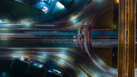 Expressway Top View Road Traffic An Important Infrastructure Car