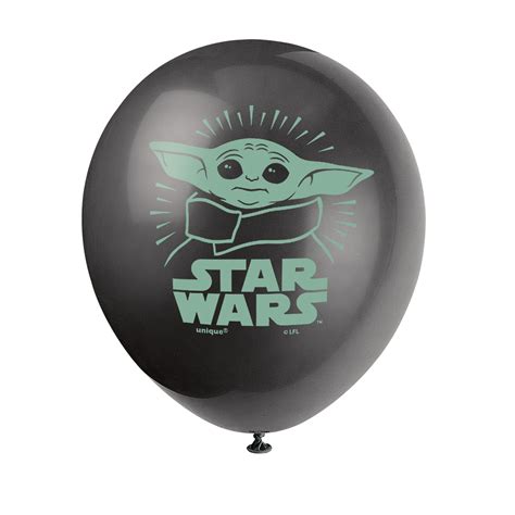 Latex Star Wars The Mandalorian The Child Baby Yoda Birthday Balloons