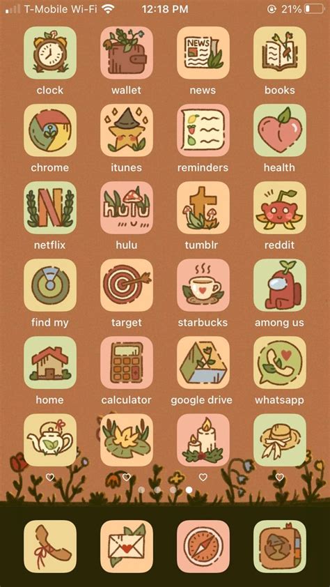 I do not own any of it. BUNDLE Cottagecore / Fall Aesthetic iPhone iOS 14 App Icons | App icon, Ios app icon, Wallpaper app
