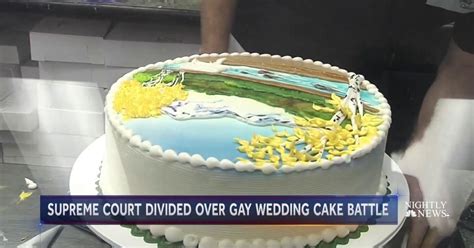 supreme court hears why baker refused to make wedding cake for gay couple