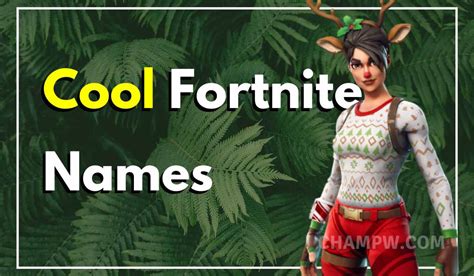 500 Fortnite Names Cool Funny And Unique Ideas Techywhale