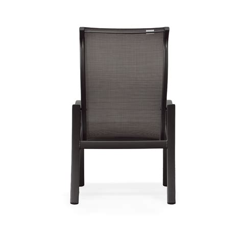 Shoreline Sling High Back Dining Chair Graphite Summer House Patio