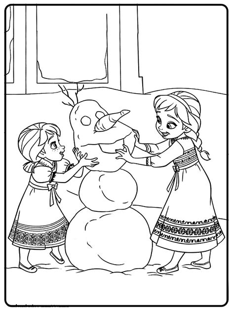 Dibujos Frozen Para Colorear Dibujos De Frozen Para Colorear Olaf
