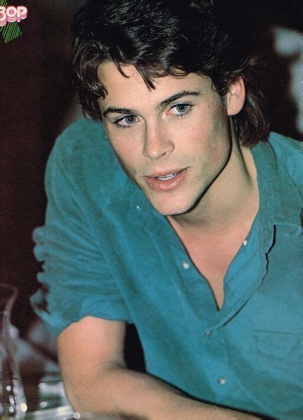 Rob Lowe Young Rob Lowe 80s 80s Guys 80s Men Robe Lowe Gorgeous