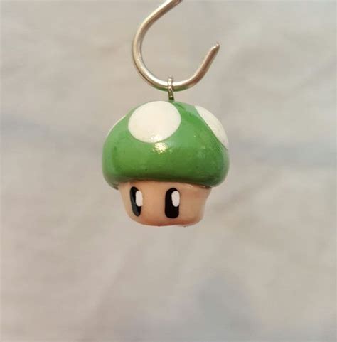 Nintendo Mario Inspired Mushroom Charm Check Out This Item In My Etsy