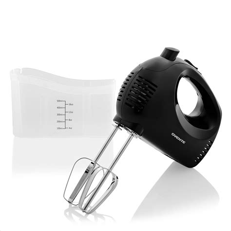 Ovente Portable 5 Speed Mixing Electric Hand Mixer With Stainless Steel