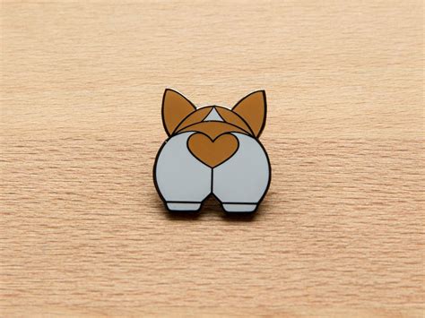 exciting news i have a new shop dedicated to the corgi butt you are welcome to order your pin