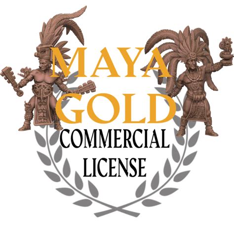 Maya Gold Commercial License Lovecraft Designs