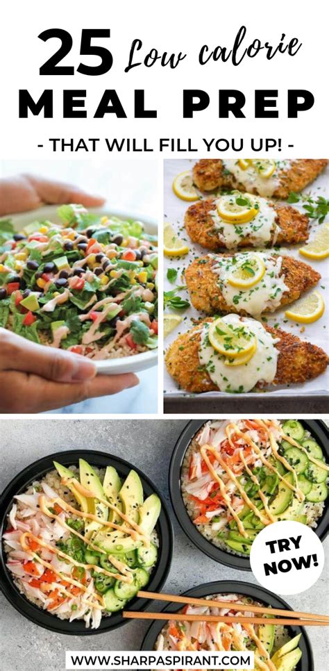 Low Calorie Meal Prep Ideas That Will Fill You Up Sharp Aspirant