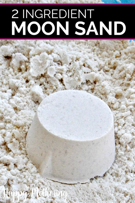 Moon Sand Recipe With 2 Ingredients Happy Mothering