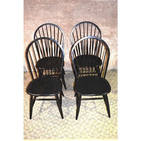 Ethan allen maple windsor captains arm chair caseyandgram 5 out of 5 stars (15) $ 350.00. Vintage Ethan Allen Windsor Style Dining Chairs - Set of 4 ...