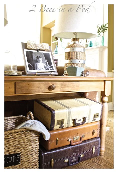 Decorating With Vintage Suitcases 2 Bees In A Pod