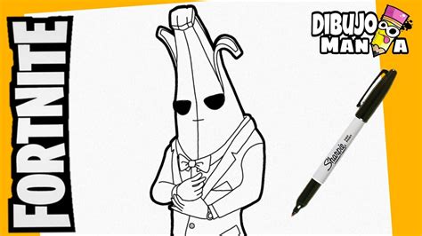 Como Dibujar Al Agente Banano De Fortnite Dibujos De Fortnite How