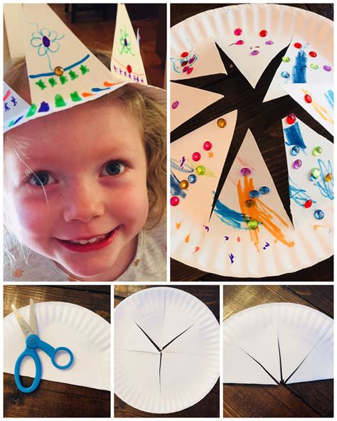 Easy Paper Plate Crowns