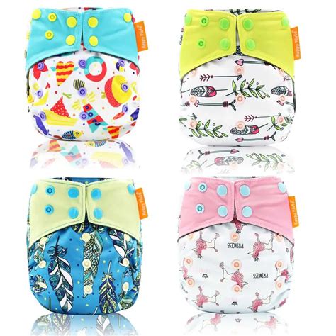 Buy Happy Flute Cloth Diaper Bamboo Charcoal Night Aio