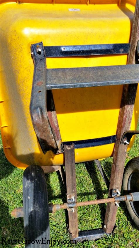 How To Repair Old Wheelbarrow Handles And Other Issues Reuse Grow Enjoy