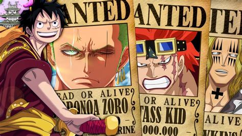 Supernovas New Bounties After Wano Arc One Piece Chapter 912 Youtube