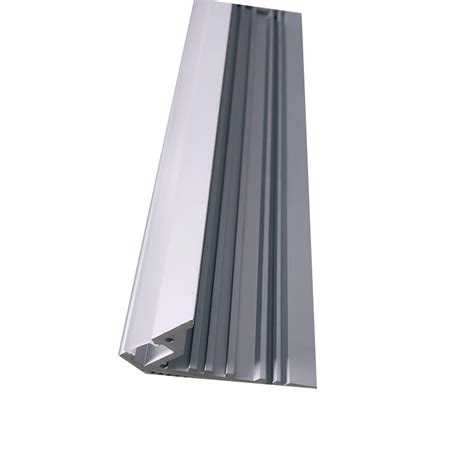 New Style Hot Sales Grooved Stair Nosing Edge Led Step Aluminum Profile For Walking Area