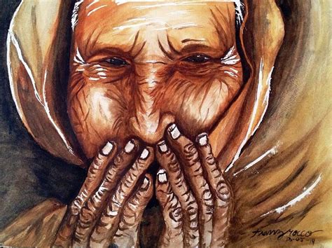 Senility Amidst Poverty Painting By Franz Rocco Fine Art America