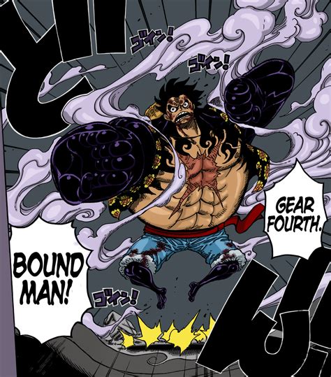 By blowing a massive amount of air into his thumb, luffy can although this form only appears once in the original manga, afro luffy returns again in a filler episode. Luffy: Gear Fourth by KaizokoU-01 on DeviantArt