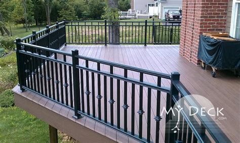 Installing vinyl deck railing on the porch or balcony of your house can actually transform it into a stunning one. Metal+Deck+Railing+Panels | visit mydeck com | Railing ...