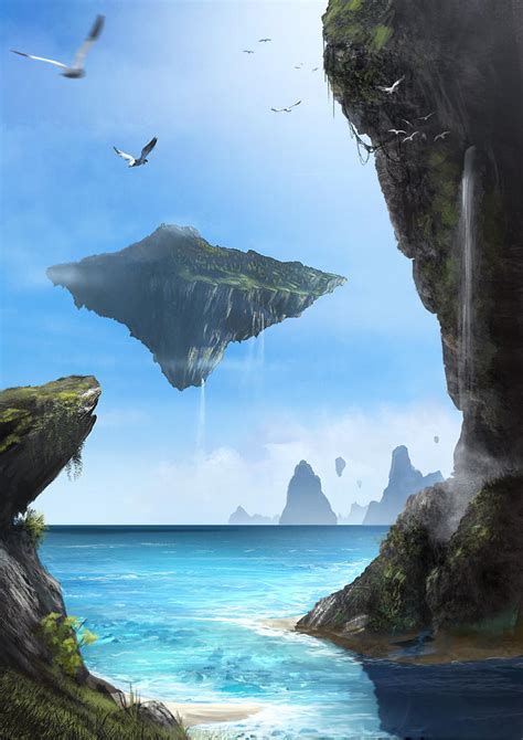 The Floating Island By Artofkiko On Deviantart