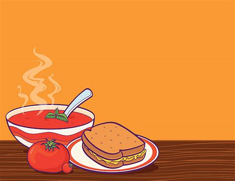 Soup And Sandwich Clip Art