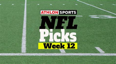 Nfl Predictions Week 12 Picks For Every Game