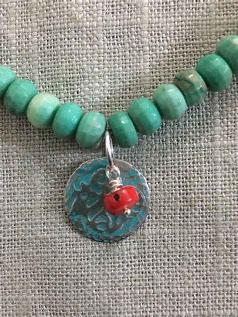 Items Similar To Turquoise Red Coral On Knotted Leather Necklace On Etsy