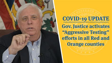Covid 19 Update Gov Justice Activates Aggressive Testing Efforts In