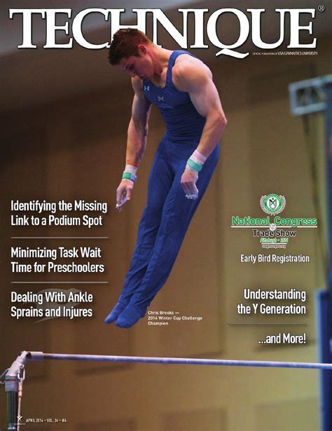 Technique Magazine April 2014 By Usa Gymnastics Issuu