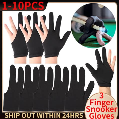 3 Finger Universal Pool Cue Snooker Gloves Billiard Gloves Shooters
