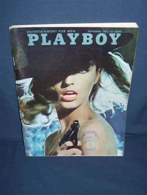 Playboy Magazine November Vol Includes Centerfold Pat