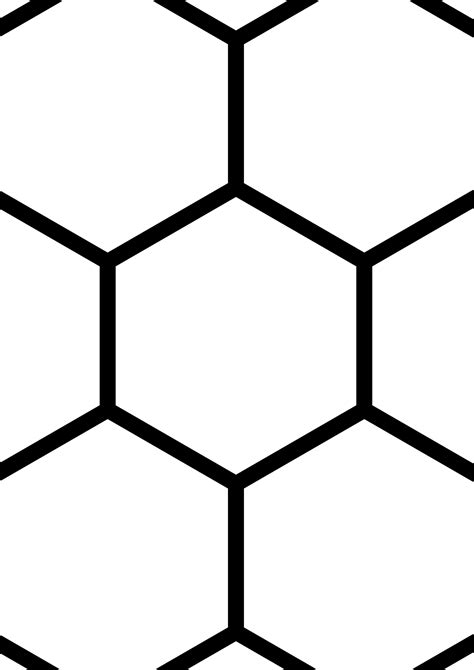 Hexagon Black And White Clipart Clipart Best