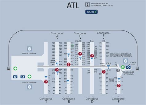 Atlanta Airport Map So In Need Of This Airport Map Atlanta Airport