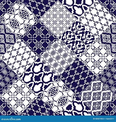Seamless Pattern With Oriental Motif Stock Vector Image 60421853