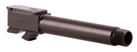Silencerco Ac1726 Threaded Barrel 9mm Luger 339 Fits Glock 43 Black