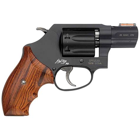 Smith Wesson Model Pd Wmr Mag In Matte Black Revolver