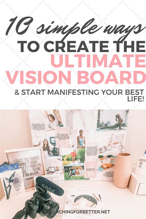 10 Easy Vision Board Ideas To Create The Ultimate Dreamboard Self