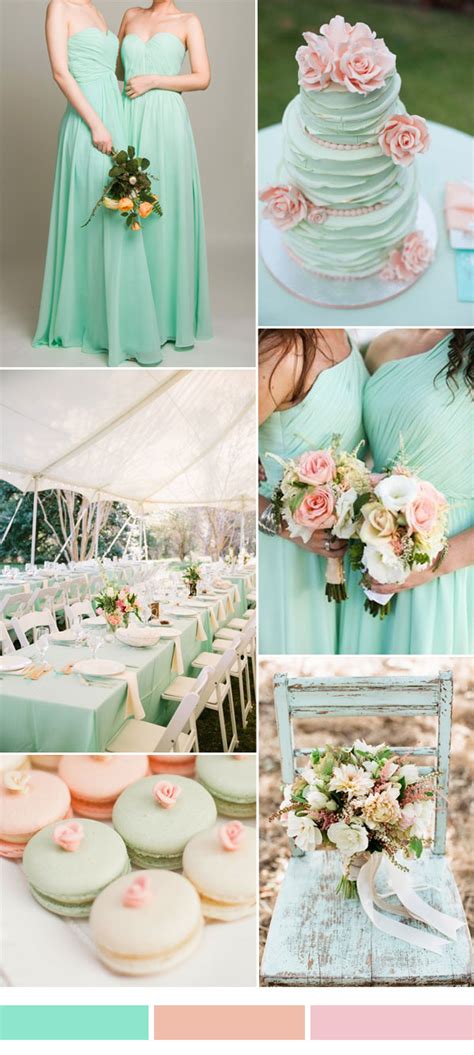 The most beautiful part of a wedding decorated in tones of peach, blush, and apricot will certainly be the flowers. 25 Hot Wedding Color Combination Ideas 2016-2017 and ...