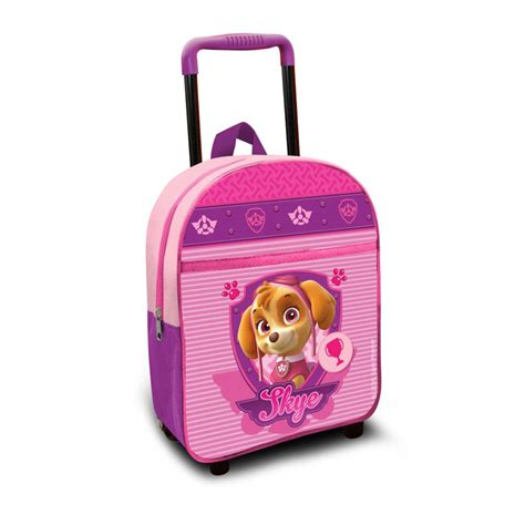Paw Patrol Pink Skye Trolley Backpack 8435333849903 Character Brands